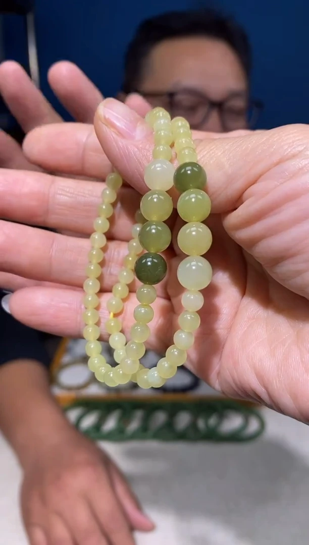 未镶嵌手链和田玉颜色多样性发货拍一发一