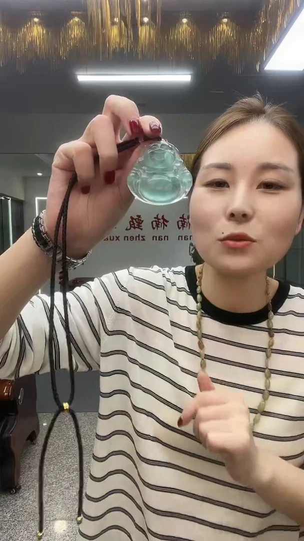 冰蓝佛公吊坠多样性发货一件