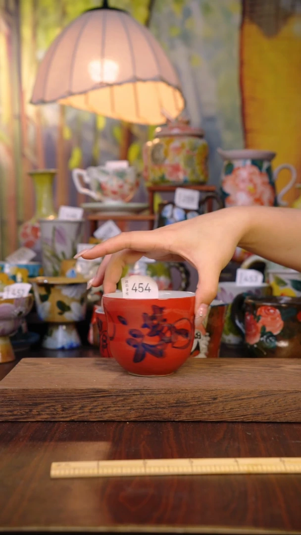 摆件泥垚手作 景德镇手工手绘器物