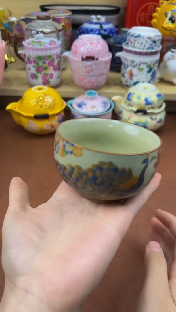 陶陶瓷茶具摆件旅行套组