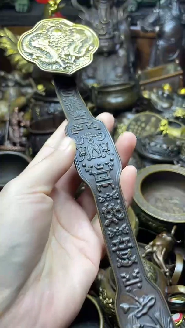 闪购链接，点击下单，有运费险，铜摆件