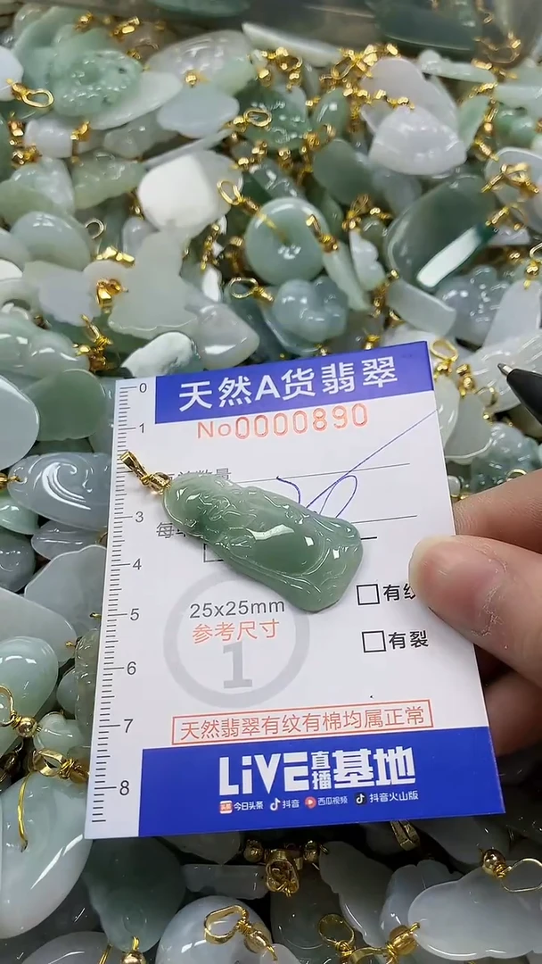 颈饰未镶嵌翡翠纯天然a货翡翠