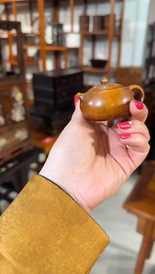 【闪购商品】木木艺黄杨木把把壶68.8888