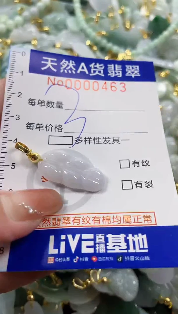 颈饰未镶嵌翡翠天然A货翡翠