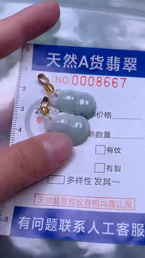 吊坠(赠链)未镶嵌翡翠1