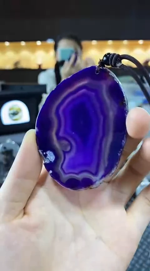 未镶嵌颈饰玛瑙/玉髓简***福玛瑙