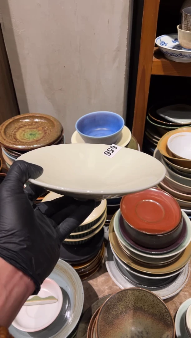 【闪购商品】瓷片656 微瑕定白斗盘1个