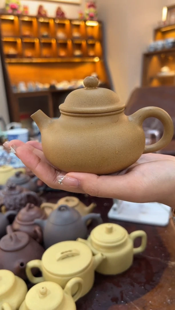 【闪购商品】紫砂茶壶【头哥手工壶】容天黄金段