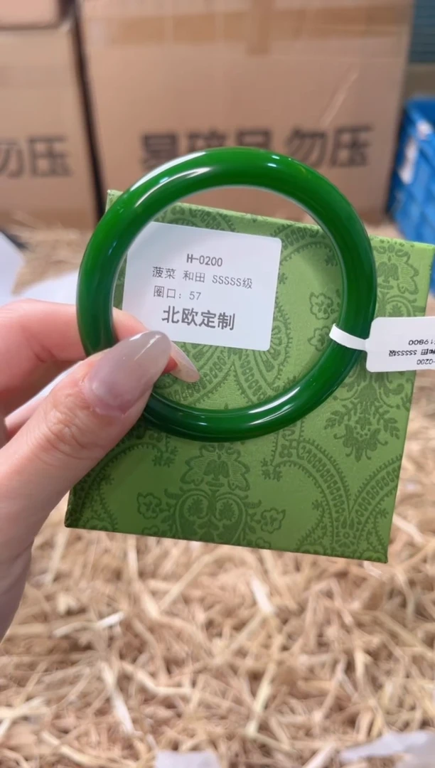 未镶嵌手镯石英质玉H-0200