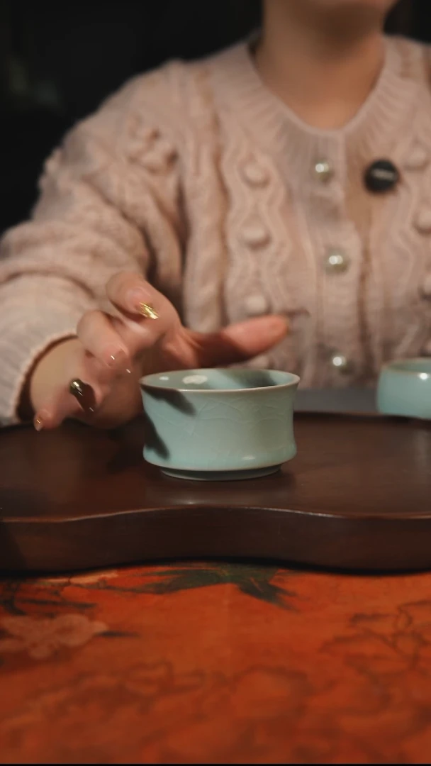 杯子瓷汝州原产地原矿仿古老釉q