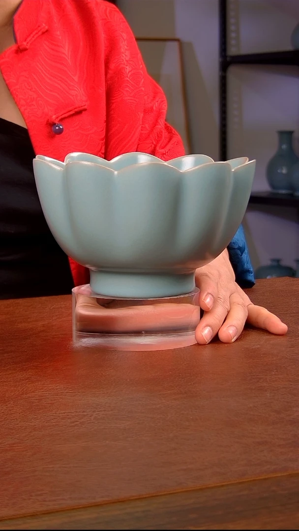 【闪购商品】瓷片617莲花温碗............