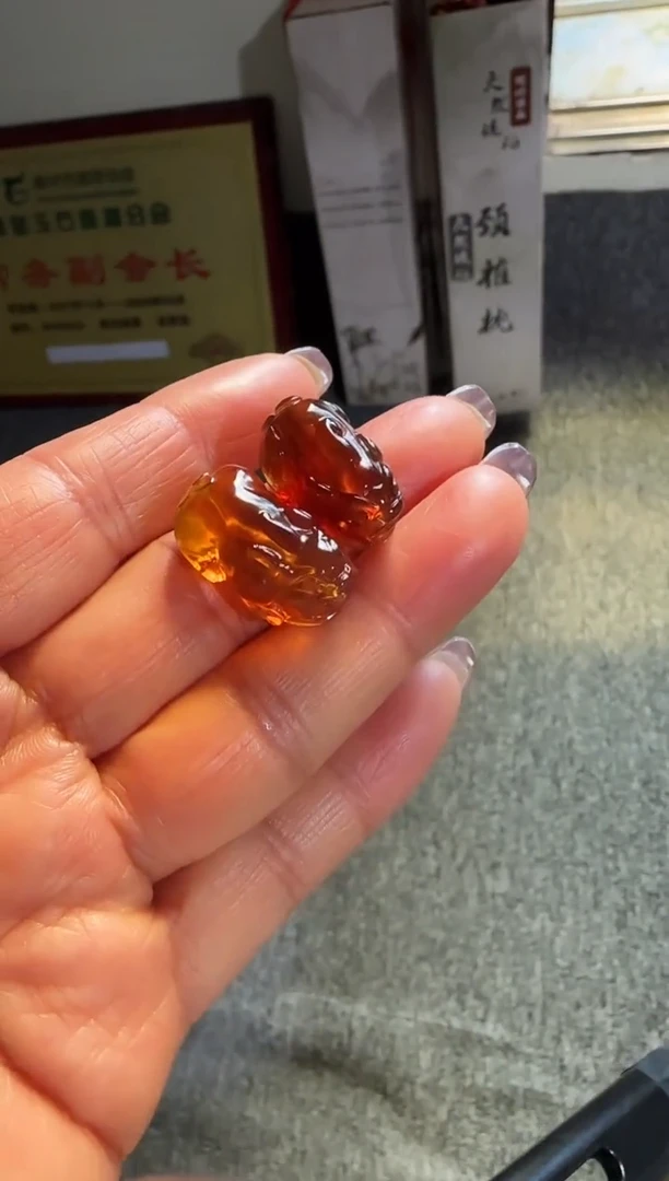 琥珀颈饰未镶嵌默*#52缅甸琥珀吊坠