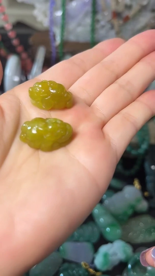 颈饰未镶嵌翡翠金蚕