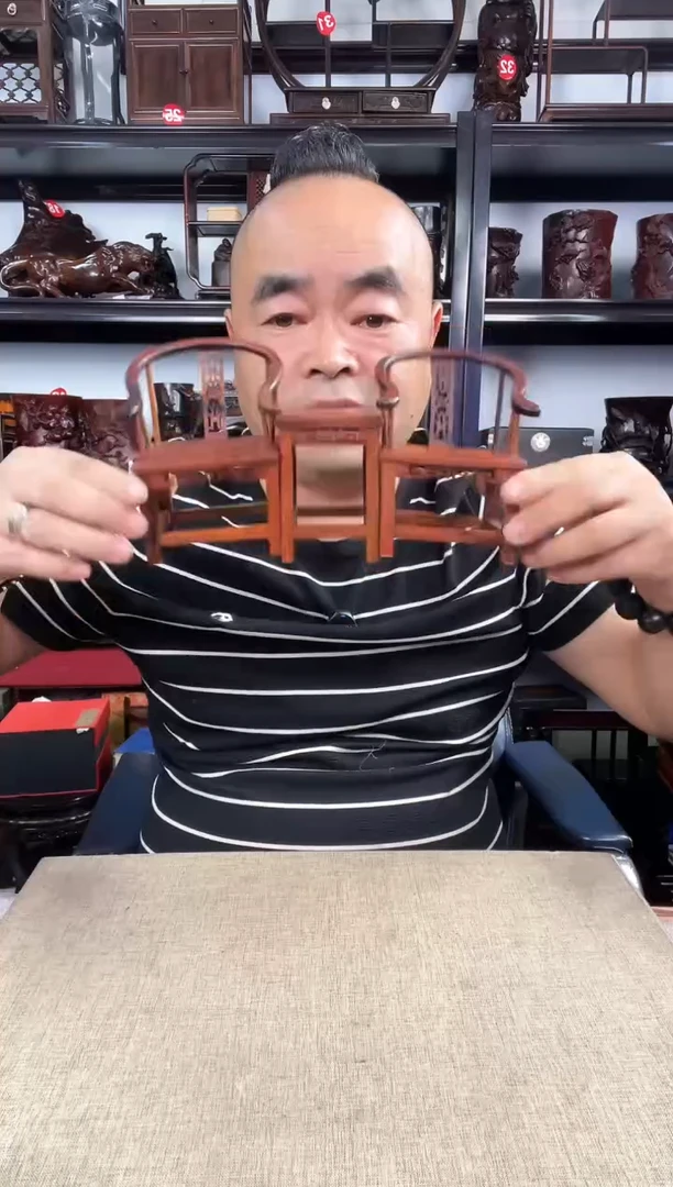木圈椅一套老李红木工艺品