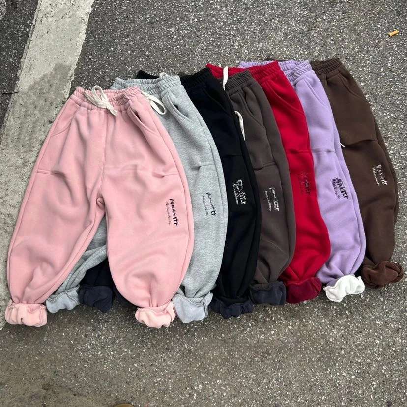 新疆包邮  冬季新款时尚加绒卫裤时58811