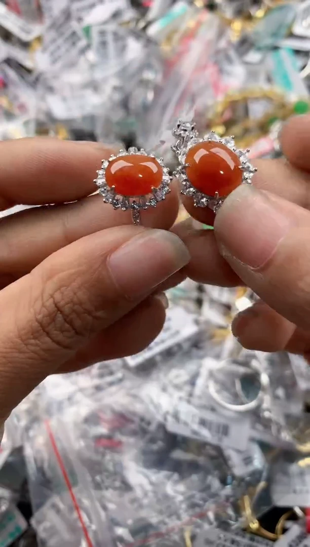 银S925镶嵌戒指翡翠999-----2