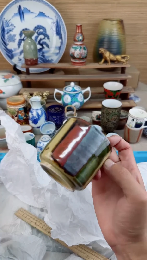 瓷片茶盏陶瓷陶器