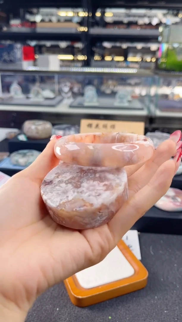 未镶嵌手镯石英质玉62--63圈口（赠品镯心）6