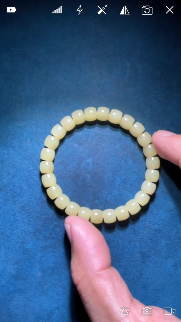 未镶嵌和田玉把件PP直切珠手串卡8