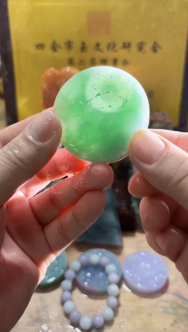 未镶嵌挂件翡翠A货常星7785