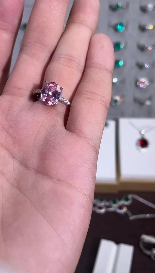 合金合成钻石粉宝戒指