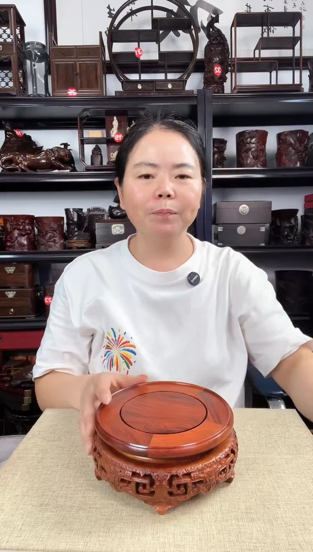 木15公分黄老李红木工艺品