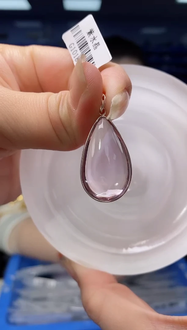 【闪购商品】水晶G10187银S925镶嵌G10187