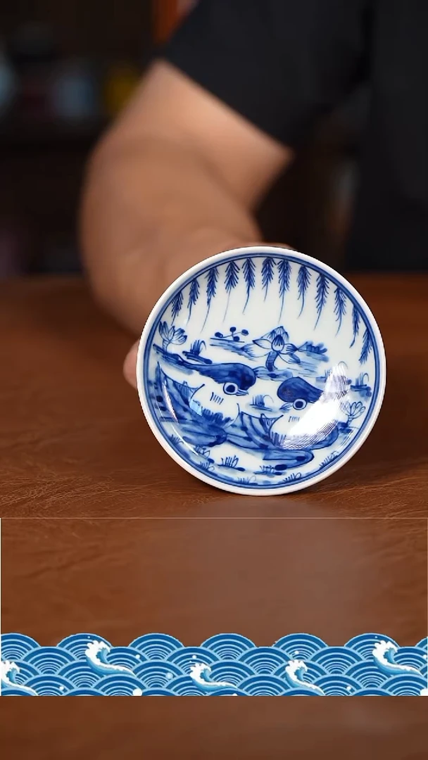 盖碗景德镇陶瓷纯手工手绘
