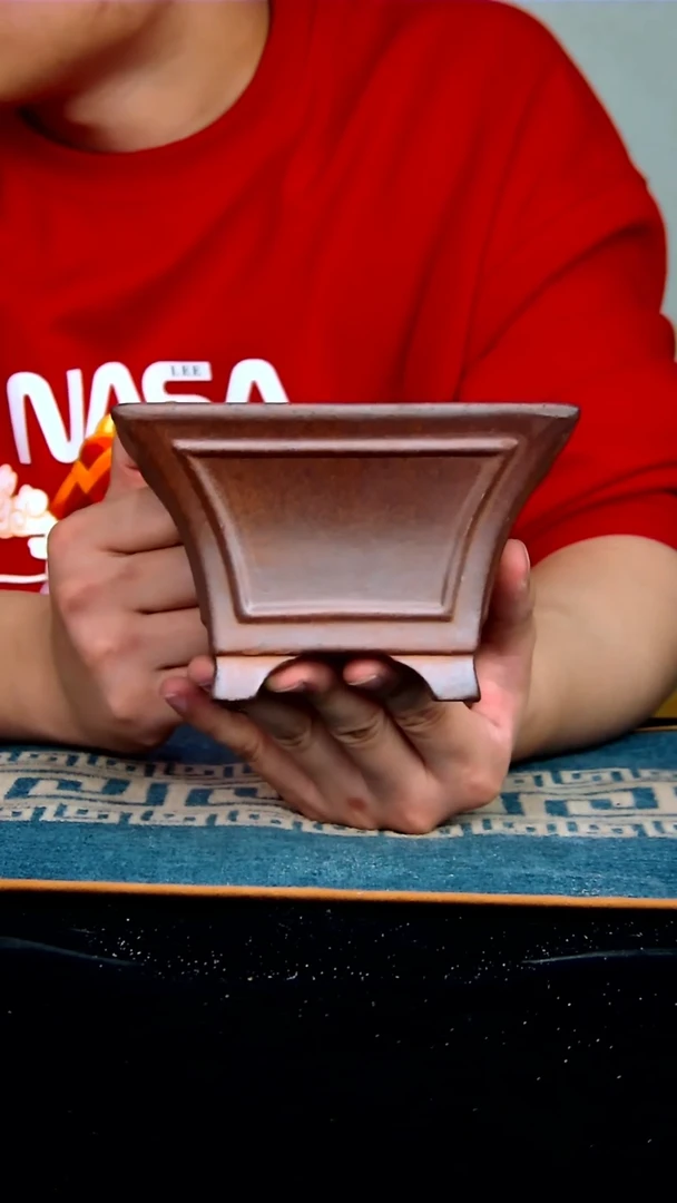 【闪购商品】紫砂花盆12.5*7内径紫砂花盆