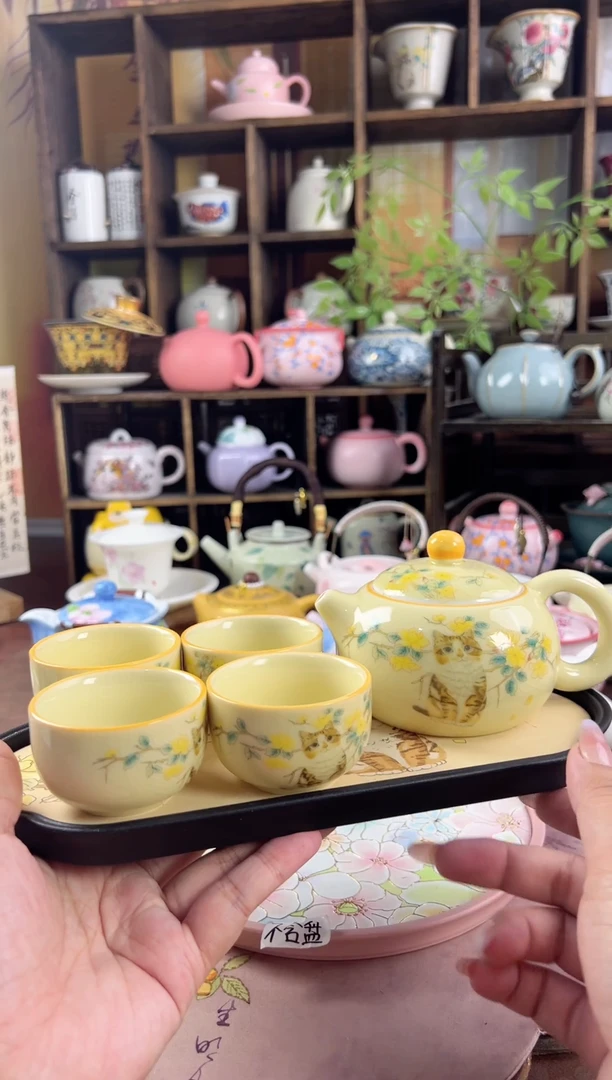 1壶4杯1个茶盘啊啊啊