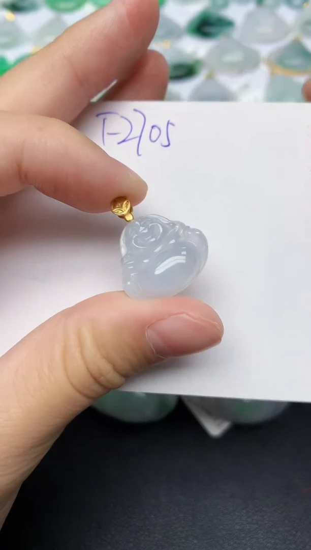 颈饰未镶嵌翡翠天然缅甸A货翡翠百元以上9元证书费自理