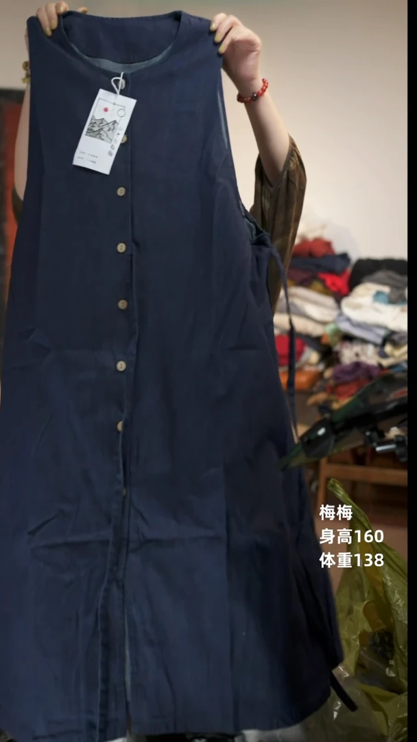 牛仔背心 马甲外套连衣裙重磅
