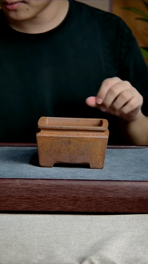 紫砂花盆10.5*6.5内径紫砂花盆