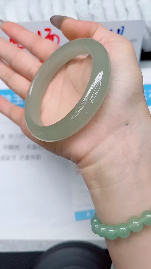未镶嵌手镯石英质玉38-59