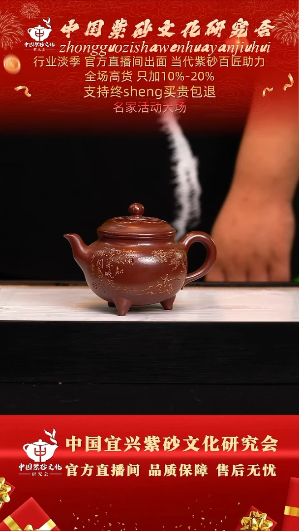茶壶紫砂53号   王  紫精龙血350c