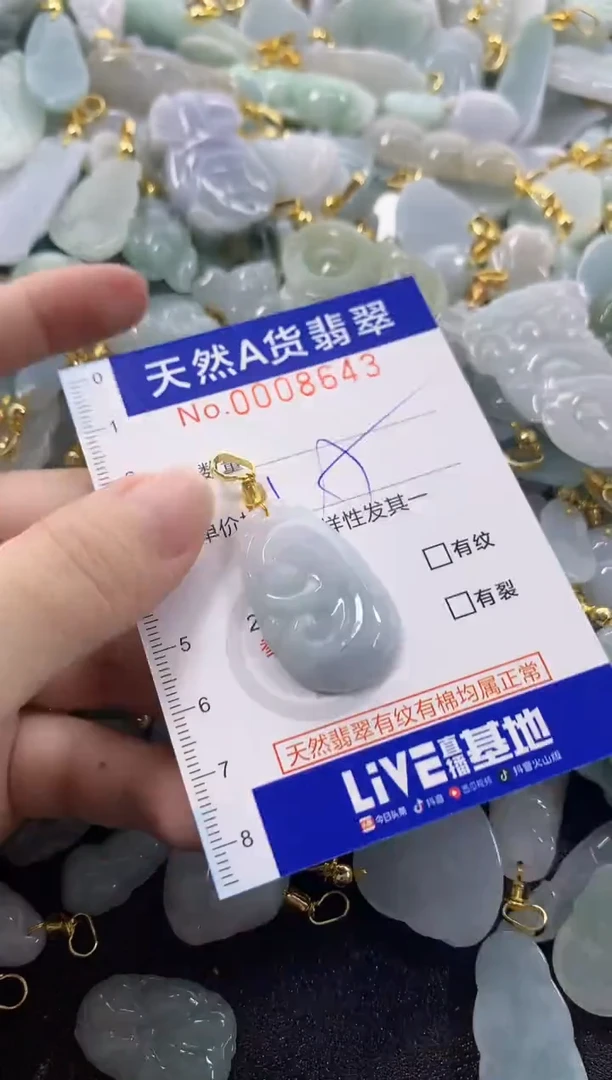 颈饰未镶嵌翡翠天然A货翡翠