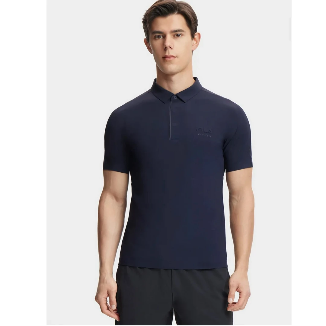 Fila/斐乐男【T吧透气水溶纱速干弹力POLO衫】夏季短袖 A51M523113A