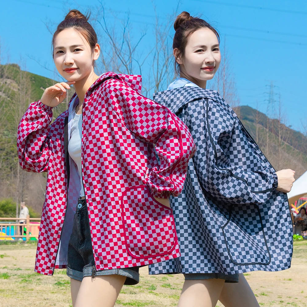 简约爆款洋气家用长袖围裙耐污耐磨罩衣耐穿防污工作服干活男女款