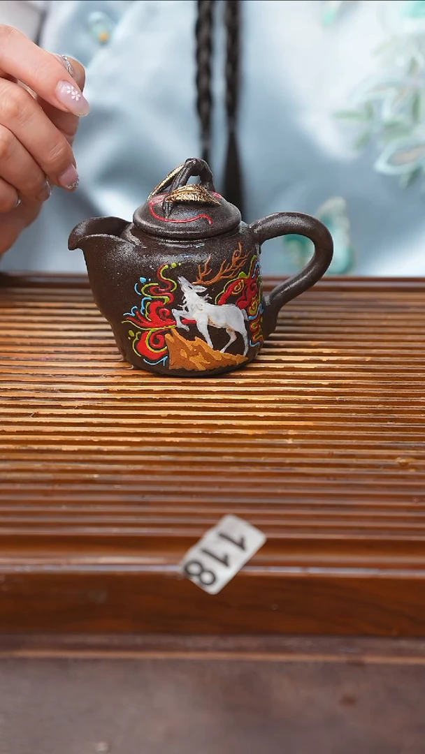万古烧粗陶手工茶具