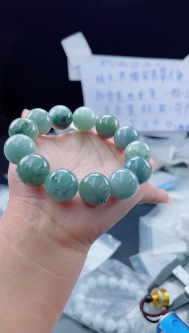 未镶嵌定制翡翠珠串