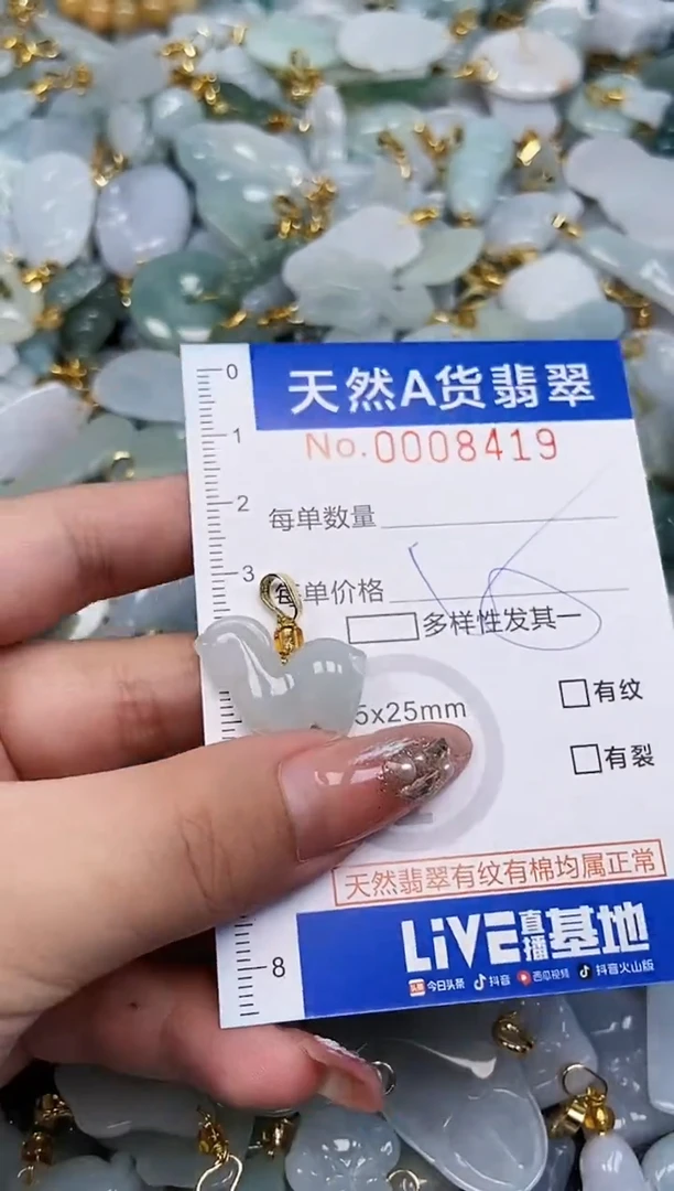 翡翠未镶嵌颈饰天然A货翡翠