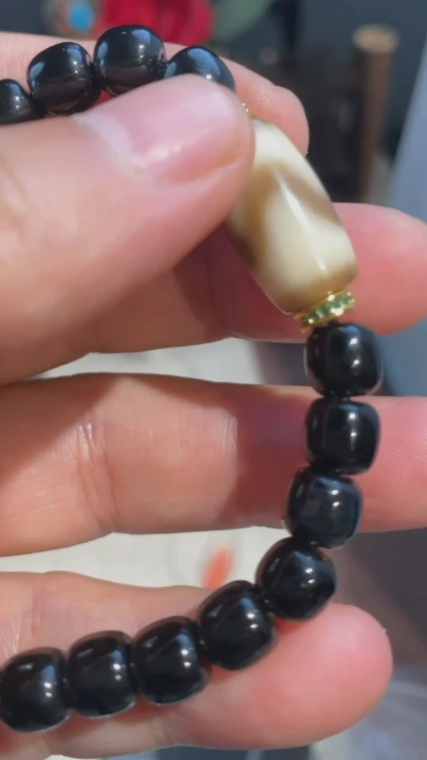 玛瑙/玉髓手串未镶嵌多样性发其一 牙牙