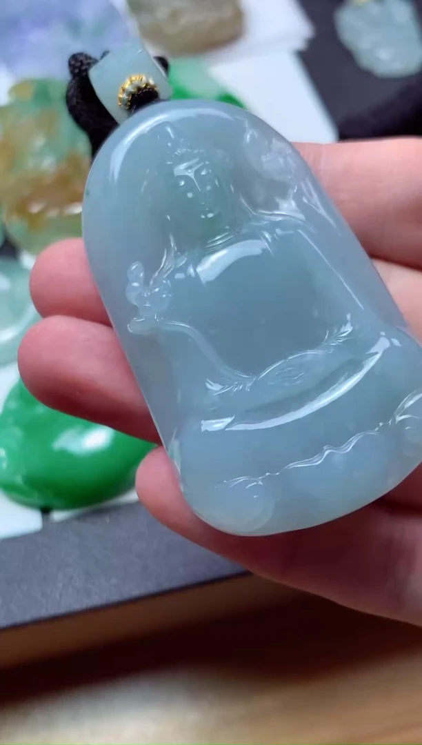 翡翠未镶嵌颈饰天然翡翠