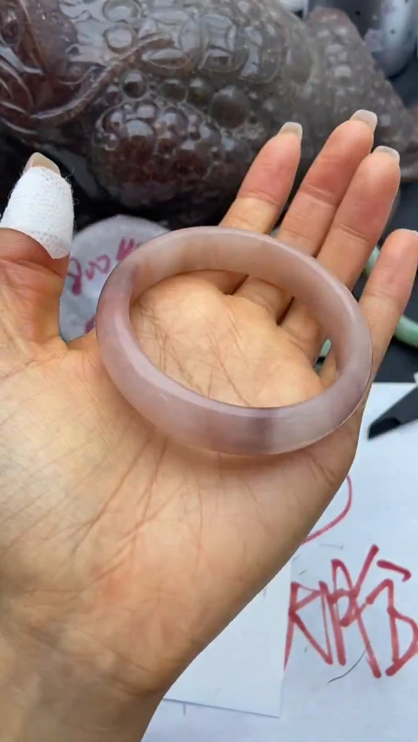 未镶嵌手镯石英质玉A288+54/55