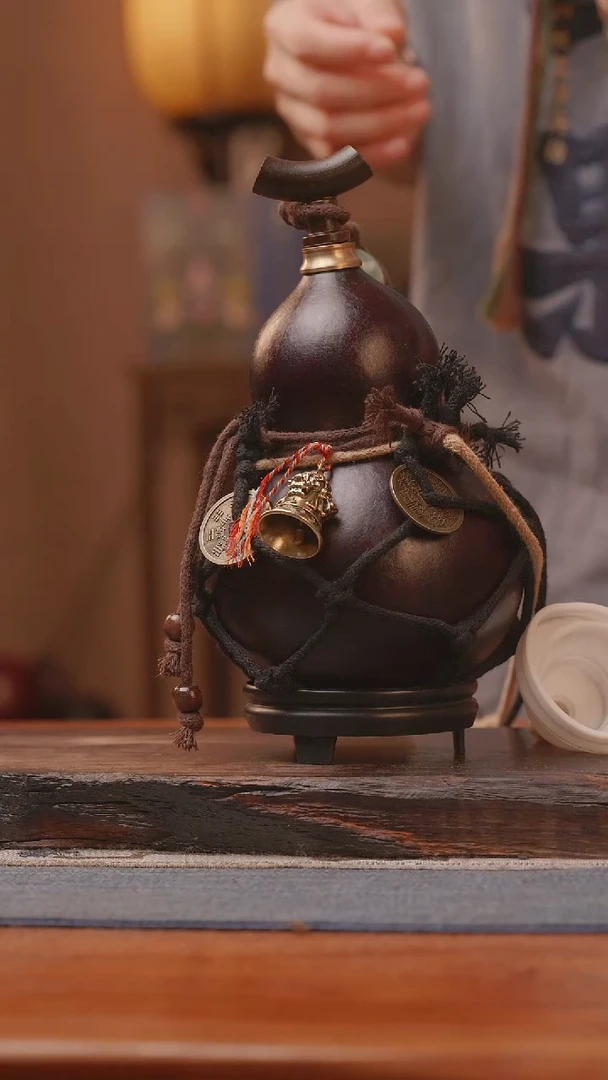 586号精品大漆葫芦防腐防渗装水茶酒