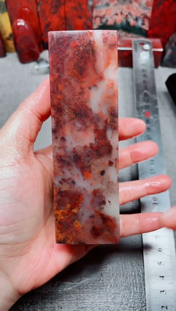 桂林鸡血玉素章--33