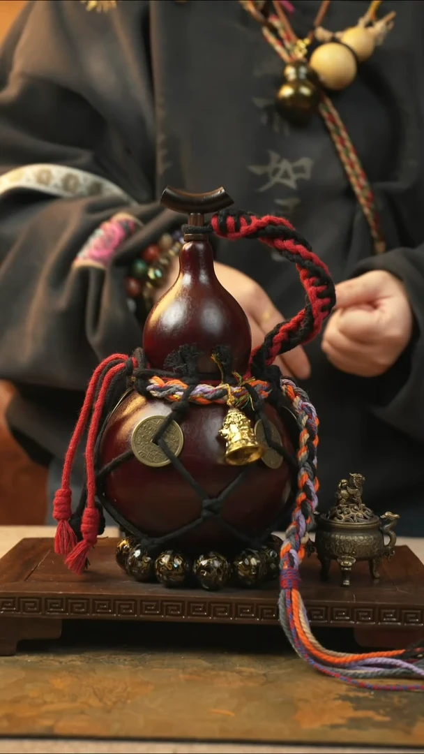 198大漆一物一拍记葫堂出品【不带手串】