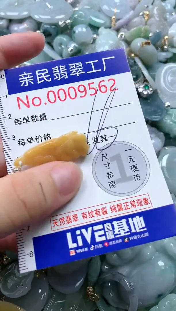 翡翠未镶嵌吊坠(不含链)9562