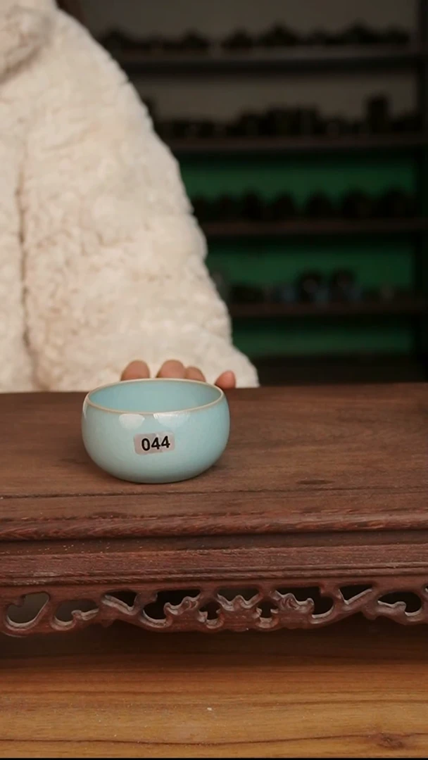杯044号天蓝禅定杯孤品