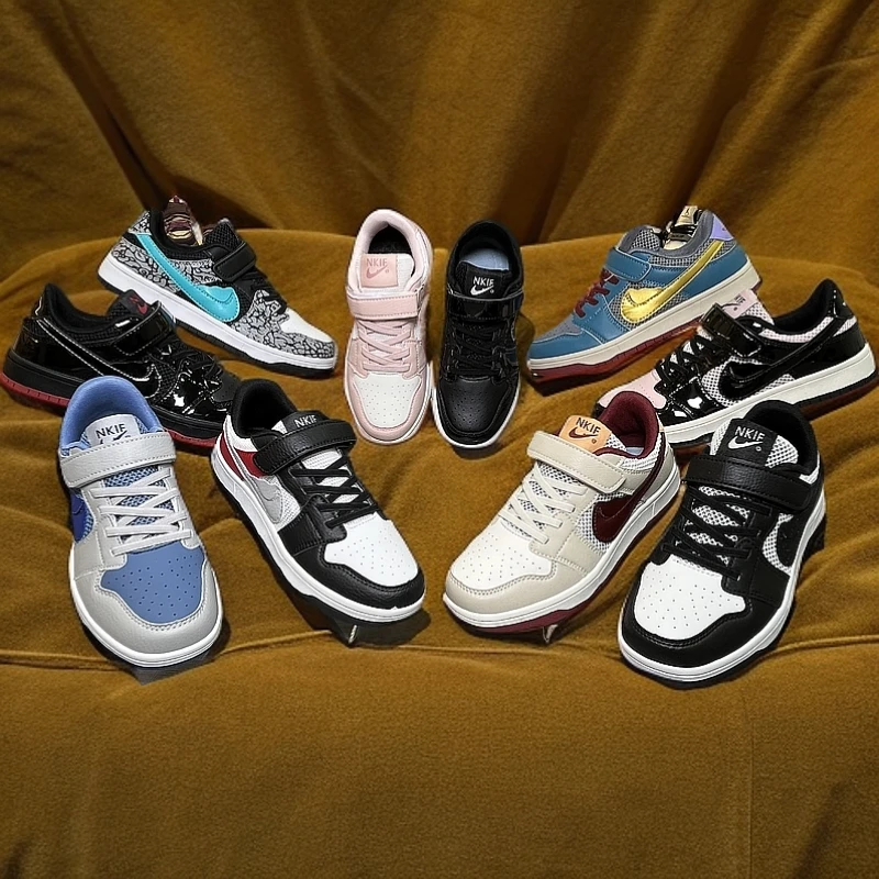 （板鞋10种颜色）夏季网面童鞋男女同款板鞋轻便透气运动鞋9022